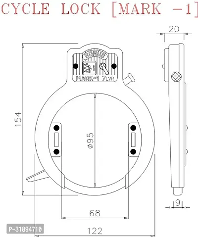 Bonus Mark1 C.P Cycle Lock-thumb3