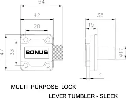 Bonus Sleek pack of 5 Chest Lid Lock Pack of 5-thumb2