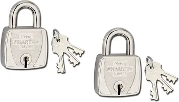 Mobaj Phantom 60mm Pack of 2 Padlock Silver-thumb1