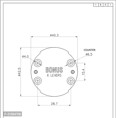 Bonus ML Round Chest Lid Lock Pack of 1-thumb4