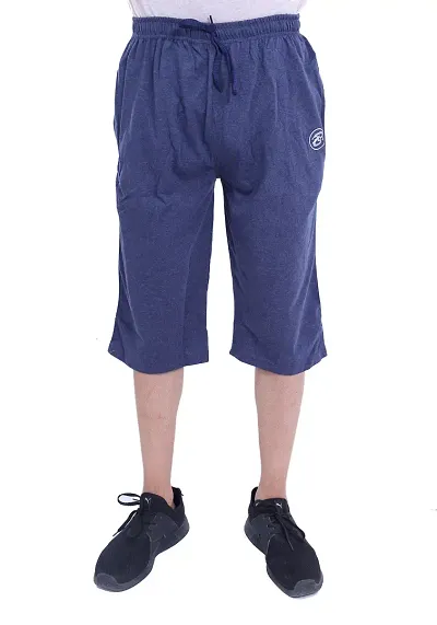 Classic Solid Capris for Men