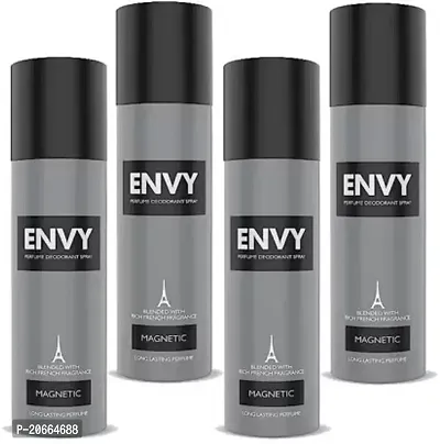ENVY 1000 MAGNETIC PERFUME DEODORANT SPRAY 120MLX4 Deodorant Spray - For Men  (480 ml, Pack of 4)