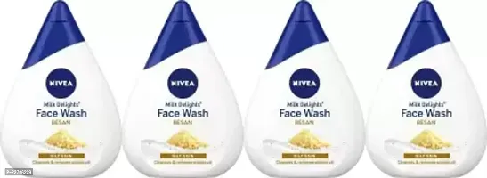 NIVEA MILK DELIGHT BESAN FACE WASH 100 ML X 4 Face Wash  (400 g)