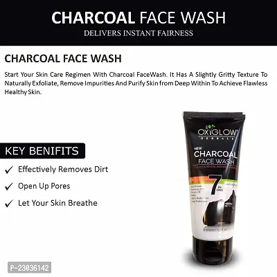oxyglow Charcoal Face Wash, 100g (Pack of 2)-thumb2