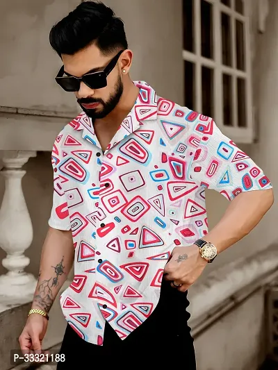 Stylish Polycotton Printed Popcorn Shirt-thumb2