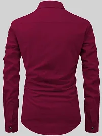 Reliable Maroon Cotton Solid Short Length Kurta For Men-thumb4