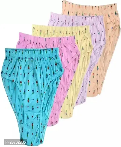 Fancy Multicoloured Cotton Printed Hipster Panty For Women Pack Of 6-thumb0