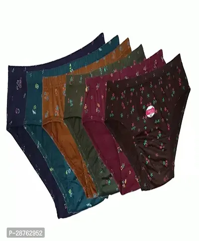 Fancy Multicoloured Cotton Printed Hipster Panty For Women Pack Of 6-thumb0