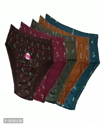 Fancy Multicoloured Cotton Printed Hipster Panty For Women Pack Of 6