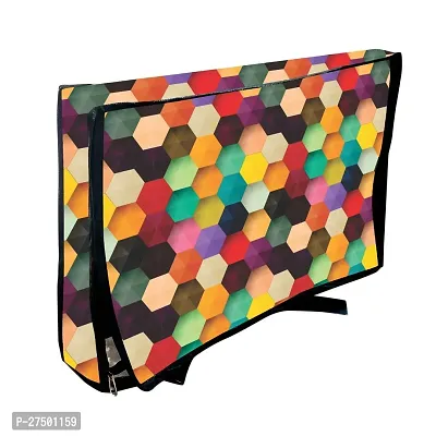 Designer Multicoloured PVC Printed Television Cover For 32 Inches LED/LCD TV-thumb0