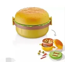 Stylish Plastic Solid Lunch Box-thumb2