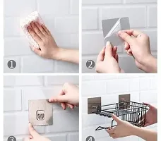 Self-Adhesive Cute Wall Hanging Bathroom Rack-thumb3