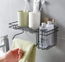 Self-Adhesive Cute Wall Hanging Bathroom Rack-thumb2