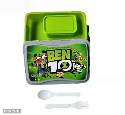 Stylish Plastic Ben 10 Printed Theme Lunch Box-thumb4