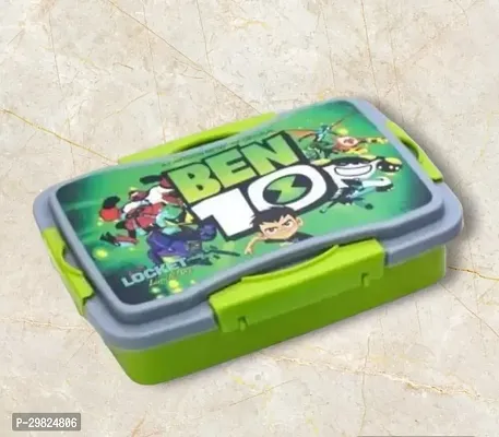 Stylish Plastic Ben 10 Printed Theme Lunch Box-thumb3