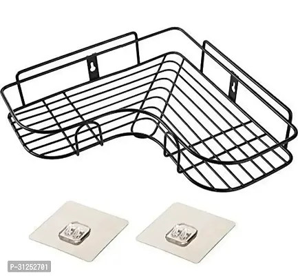 Multi Use Wall Mounted Self-Adhesive Corner Shelf-thumb2