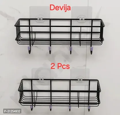 Multi Use Wall Mounted Self-Adhesive Corner Shelf, Combo