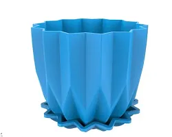 Plastic Round Flower Pots for Home Pack of 5-thumb1