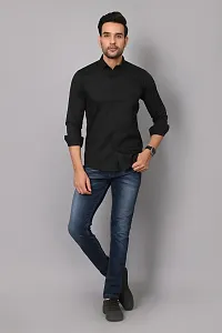 Stylish Cotton Solid Formal Shirt for Men-thumb3