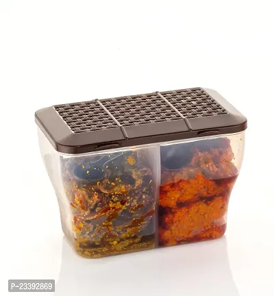 Metrolife 2 in 1 Transparent Masala Box || Multipurpose Kitchen Storage Food Container