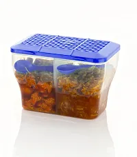 Metrolife 2 in 1 Transparent Masala Box || Multipurpose Kitchen Storage Food Container-Pack of 2-thumb2