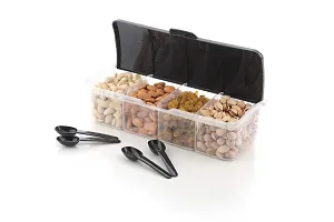 Metrolife Curved Shape Designer Utility Multipurpose Combo Box With Spoons-thumb2