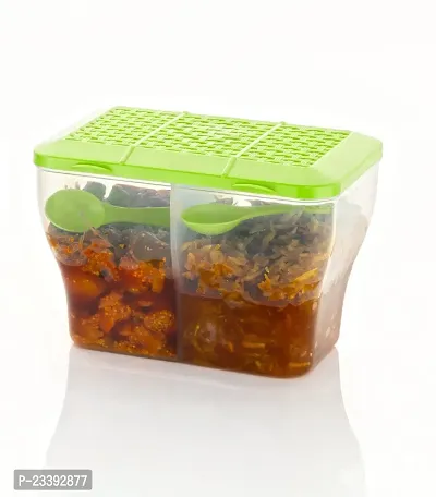 Metrolife 2 in 1 Transparent Masala Box || Multipurpose Kitchen Storage Food Container-Pack of 2-thumb4