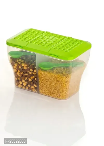 Metrolife 2 in 1 Transparent Masala Box || Multipurpose Kitchen Storage Food Container-Pack of 2-thumb3