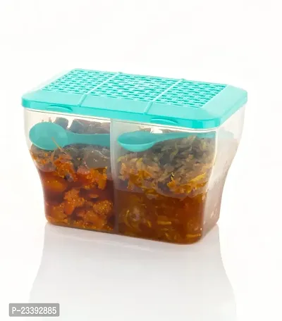 Metrolife 2 in 1 Transparent Masala Box || Multipurpose Kitchen Storage Food Container-Pack of 2-thumb4