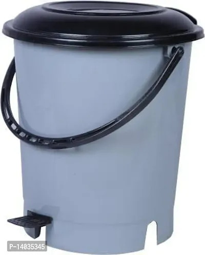 Metrolife Plastic Pedal Dustbin, Waste Bin, Trash Can With Handle-thumb0