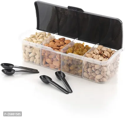 Trendy Curved Shape Designer Utility Multipurpose Combo Box With Spoons Pack Of 2-thumb2