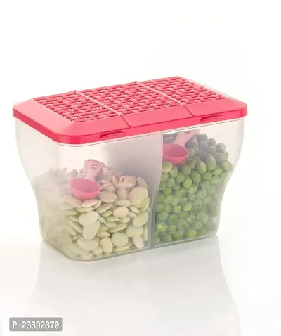 Metrolife 2 in 1 Transparent Masala Box || Multipurpose Kitchen Storage Food Container