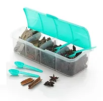 Metrolife Curved Shape Designer Utility Multipurpose Box With Spoons-thumb2