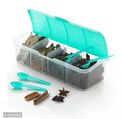 Metrolife Curved Shape Designer Utility Multipurpose Box With Spoons-thumb3