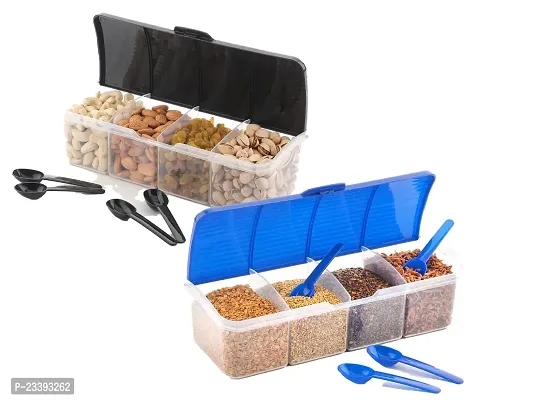 Metrolife Curved Shape Designer Utility Multipurpose Combo Box With Spoons