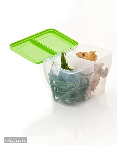 Metrolife 2 in 1 Transparent Masala Box || Multipurpose Kitchen Storage Food Container-Pack of 2-thumb2