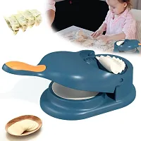 Metrolife 2 in 1 Dumpling Making Manual Dough Press Momos Maker Machine  Rolling Dumpling Wrapper Mold-Blue-thumb3