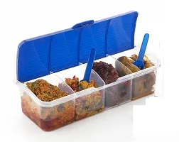 Metrolife Curved Shape Designer Utility Multipurpose Box With Spoons-thumb2