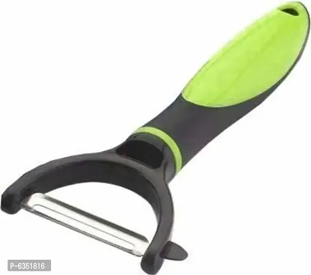 Metrolife Peeler with Grip Handle, Stainless Steel Blade Y Shaped Peeler Y Shaped Peeler (Green, Black)