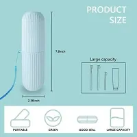 Metrolife Anti Bacterial Home Use/ Travel Toothbrush C Tooth Brush Cap, Caps, Cover, Covers, Case Holder, Cases, Heavy Plastic Toothbrush Holder-thumb2