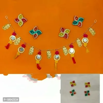 Traditional toran door hangings|bandarwal with diya set