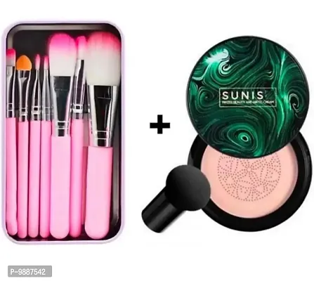 Face Foundation With Hello Kitty Makeup Brushes Makeup Foundation