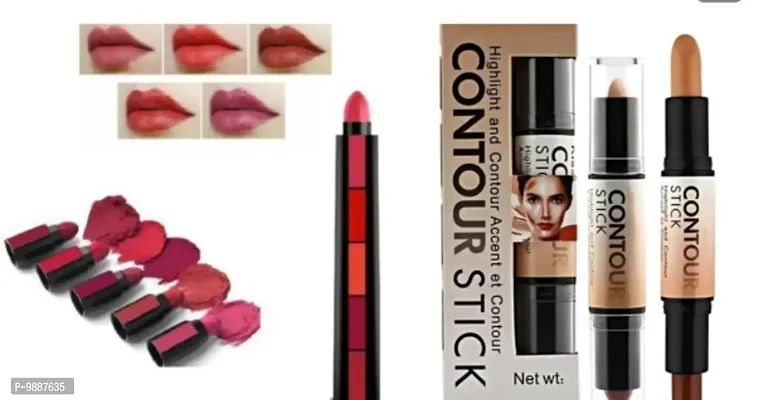 LIPSTICK 5IN1 RED WITH CONTUNER STICK