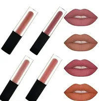 Nude Edition Lipstick Pack Of 4 Makeup Liquid Lipstick-thumb1