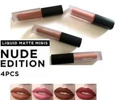 Nude Edition Lipstick Pack Of 4 Makeup Liquid Lipstick-thumb2