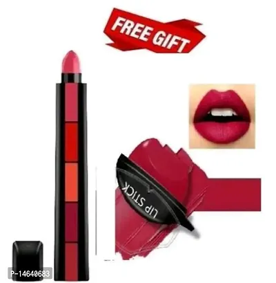 FAB 5IN1 RED MATTE LIPSTICK WITH RED APPLE LIPSTICK COMBO PACK