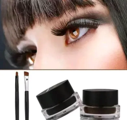 Gel Eyeliner And Sunisha Foundation For Beautiful Face