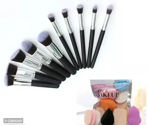 MAKEUP BRUSHES WITH MAKEUP PUFFS AND BLENDERS FAMILY PACK-thumb0