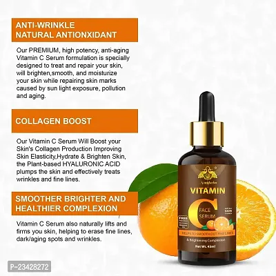 Nandurba Skin Illuminate Vitamin C Face Serum Ideal for Brightening  Whitening 45ml Pack Of 4-thumb4