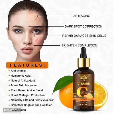 Nandurba Skin Illuminate Vitamin C Face Serum Ideal for Brightening  Whitening 45ml Pack Of 4-thumb3